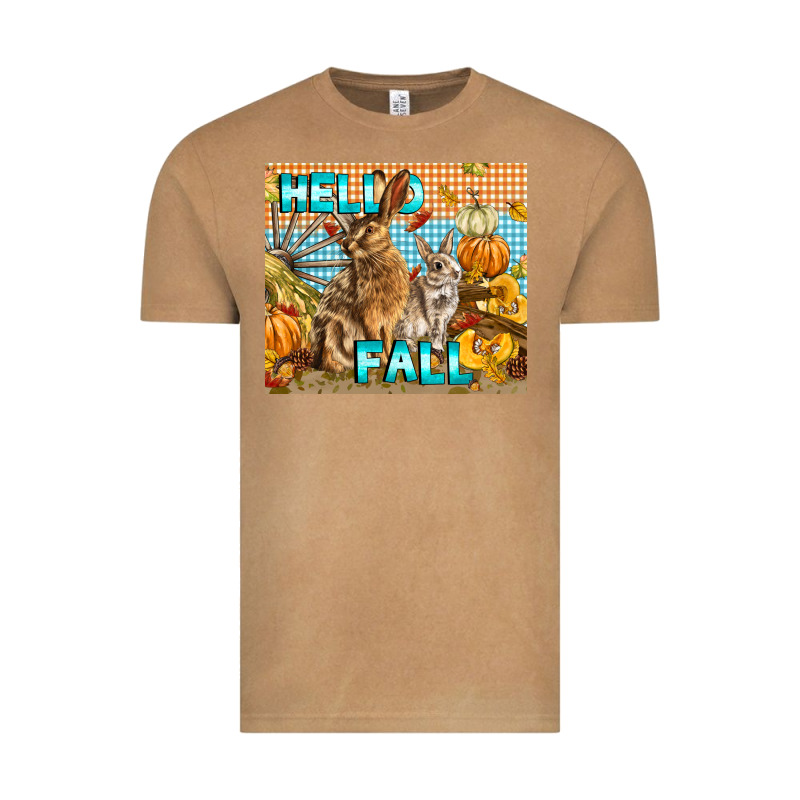 Hello Fall Rabbit Vintage Tee by LillyAllenDesigns | Teevron