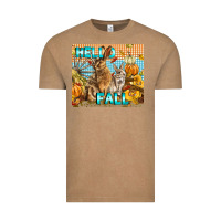 Vintage Coffee Hello Fall Rabbit Vintage Tee - LillyAllenDesigns