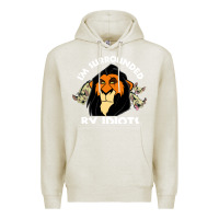 Oatmeal Heather surrounded by idiots book Premium Hoodie - artisFamous