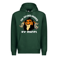 Sports Green surrounded by idiots book Premium Hoodie - artisFamous