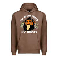 Chestnut surrounded by idiots book Premium Hoodie - artisFamous