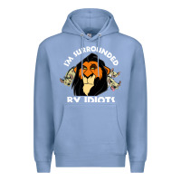 Colony Blue surrounded by idiots book Premium Hoodie - artisFamous