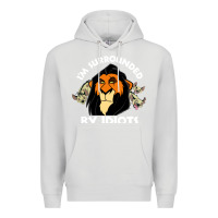 Dove Grey surrounded by idiots book Premium Hoodie - artisFamous