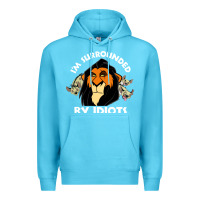 Ocean Blue surrounded by idiots book Premium Hoodie - artisFamous