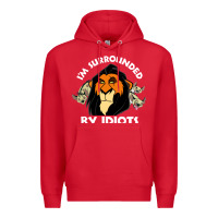 Red surrounded by idiots book Premium Hoodie - artisFamous
