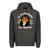 Smoke surrounded by idiots book Premium Hoodie - artisFamous