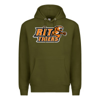 Army Green rit athletics Premium Hoodie - artisFamous