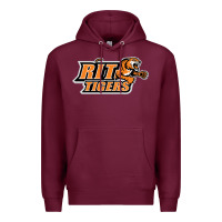 Burgundy rit athletics Premium Hoodie - artisFamous