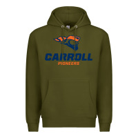 Army Green carroll university pioneers Premium Hoodie - artisFamous
