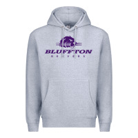 Heather Grey bluffton university Premium Hoodie - artisFamous