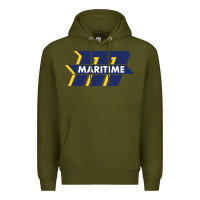 Army Green massachusetts maritime academy Premium Hoodie - artisFamous