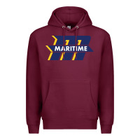 Burgundy massachusetts maritime academy Premium Hoodie - artisFamous