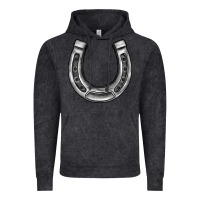 Vintage Black horseshoe Vintage Hoodie - BarkalooDesign