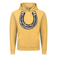 Vintage Mustard horseshoe Vintage Hoodie - BarkalooDesign