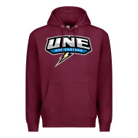 Burgundy new england university Premium Hoodie - artisFamous