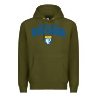 Army Green north park university Premium Hoodie - artisFamous