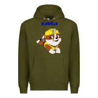 Army Green rubble Premium Hoodie - artisFamous