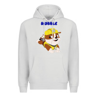 Dove Grey rubble Premium Hoodie - artisFamous