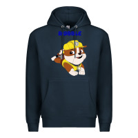 Navy rubble Premium Hoodie - artisFamous