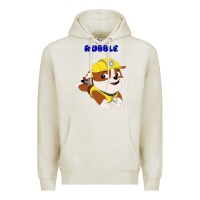 Oatmeal Heather rubble Premium Hoodie - artisFamous