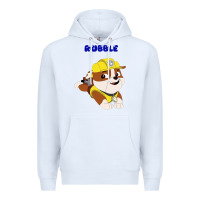 White rubble Premium Hoodie - artisFamous
