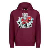 Burgundy albany river rats Premium Hoodie - artisFamous