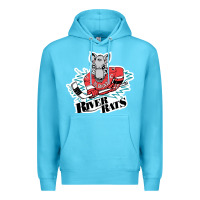 Ocean Blue albany river rats Premium Hoodie - artisFamous