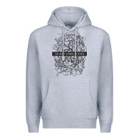 Heather Grey ı'm not complicated Premium Hoodie - artisFamous