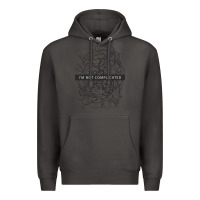 Smoke ı'm not complicated Premium Hoodie - artisFamous