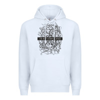 White ı'm not complicated Premium Hoodie - artisFamous