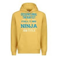 Antique Gold occupational therapist because ninja is not a job title Premium Hoodie - DesigneFamous