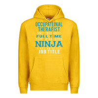 Lemon occupational therapist because ninja is not a job title Premium Hoodie - DesigneFamous