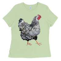 Matcha wyandotte chicken Ladies Tee - LillyAllenDesigns