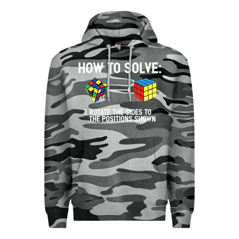 Youth Rubiks Cube Rotate The Sides To The Position Shown Cube Premium Hoodie by DesigneFamous | Teevron