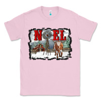 Bubblegum Pink noel with windmill and farm Classic Tee - RanaPortraitStore