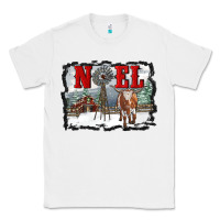 White noel with windmill and farm Classic Tee - RanaPortraitStore