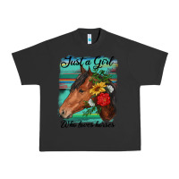 Pigment Black just a girl who loves horseshoe Urban Heavy Tee - RanaPortraitStore
