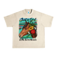 Sandshell just a girl who loves horseshoe Urban Heavy Tee - RanaPortraitStore