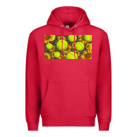 Cardinal tennis ball with sunflower and racket  licence plato Premium Hoodie - BarkalooDesign