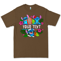Cacao Your Text Stich Premium Tee - CowhideDigitalArt