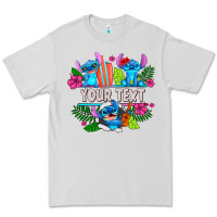 Dove Grey Your Text Stich Premium Tee - CowhideDigitalArt