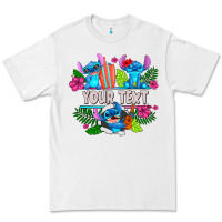 White Your Text Stich Premium Tee - CowhideDigitalArt