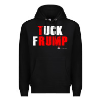 Black tuck frump Premium Hoodie - DesigneFamous