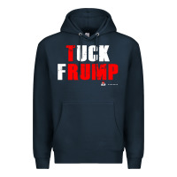 Navy tuck frump Premium Hoodie - DesigneFamous
