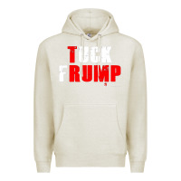 Oatmeal Heather tuck frump Premium Hoodie - DesigneFamous