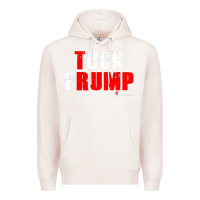Pale Pink tuck frump Premium Hoodie - DesigneFamous
