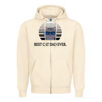 Sandshell Best Cat Dad Ever Zipper Hoodie - Bettercallsaul
