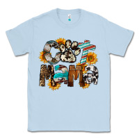 Dusty Blue Western Cat Mama Mother's Day Classic Tee - FaDigitalArtStudio