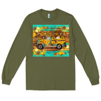 Army Green western bee gnomes truck honeycomb  leopard turquoise wooden serape Long Sleeve Tee - Artiststas