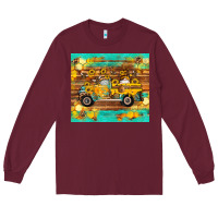Burgundy western bee gnomes truck honeycomb  leopard turquoise wooden serape Long Sleeve Tee - Artiststas
